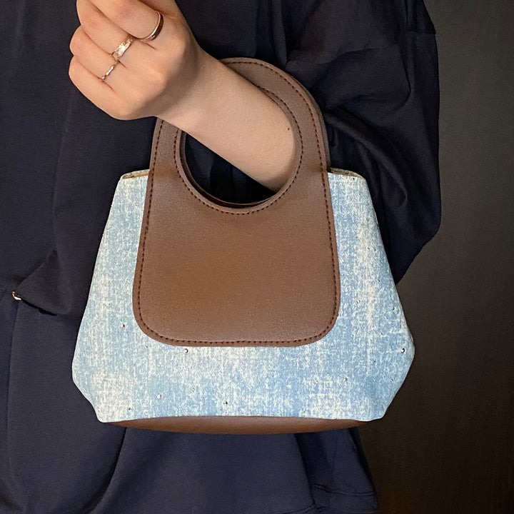 Damen Designer Handtasche mit modernem Griff Nord Taschen