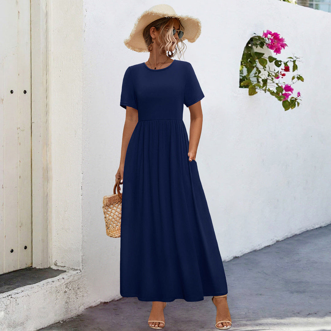 Damen Maxikleid mit hohem Tragekomfort und praktischen Taschen