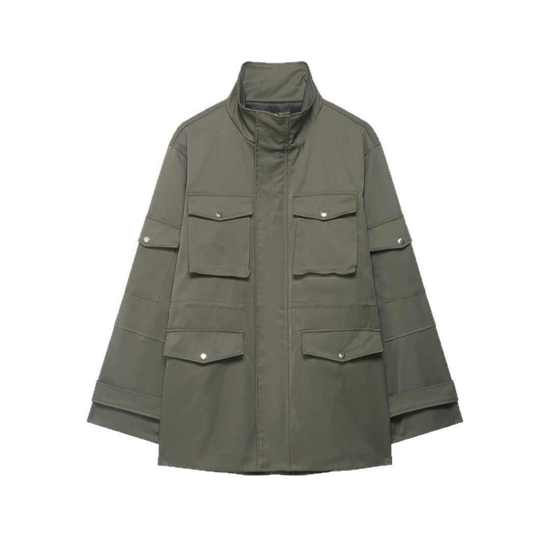 Damen Utility-Parka mit aufgesetzten Pattentaschen und hohem Stehkragen Nord Taschen