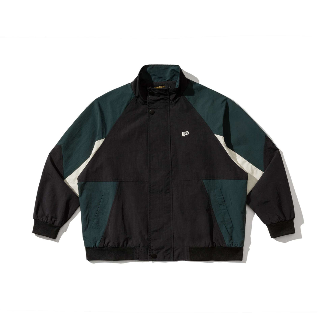 Unisex Boxy-Trackjacke im Retro-Utility-Look mit hohem Funnelkragen Nord Taschen