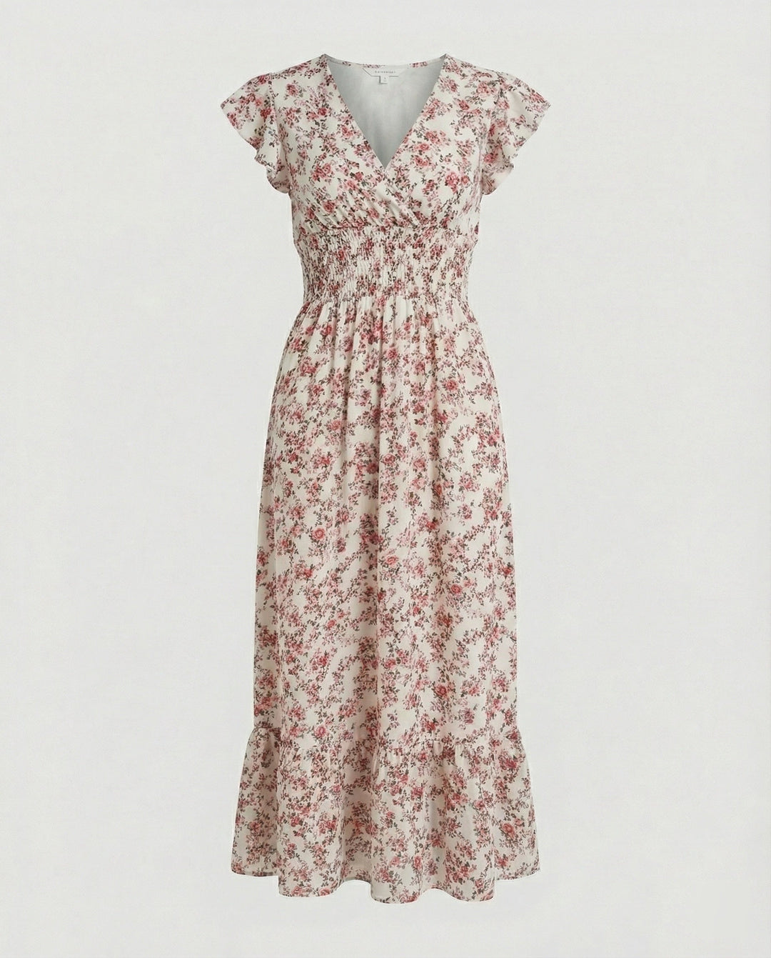 Damen Blumenkleid Maxikleid Boho