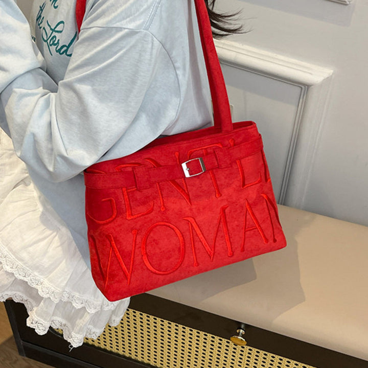 Damen Designer-Handtasche mit luxuriösem Wildleder und modischer Prägung Nord Taschen