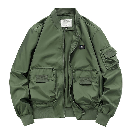 Men's  rugged multi-pocket nylon bomber jacket Nord Taschen