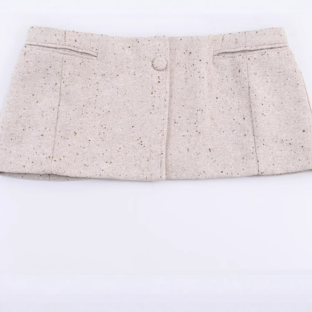 Damen Struktur-Tweedblazer mit Shapingnähten, Pattentaschen und bezogenen Knöpfen Nord Taschen