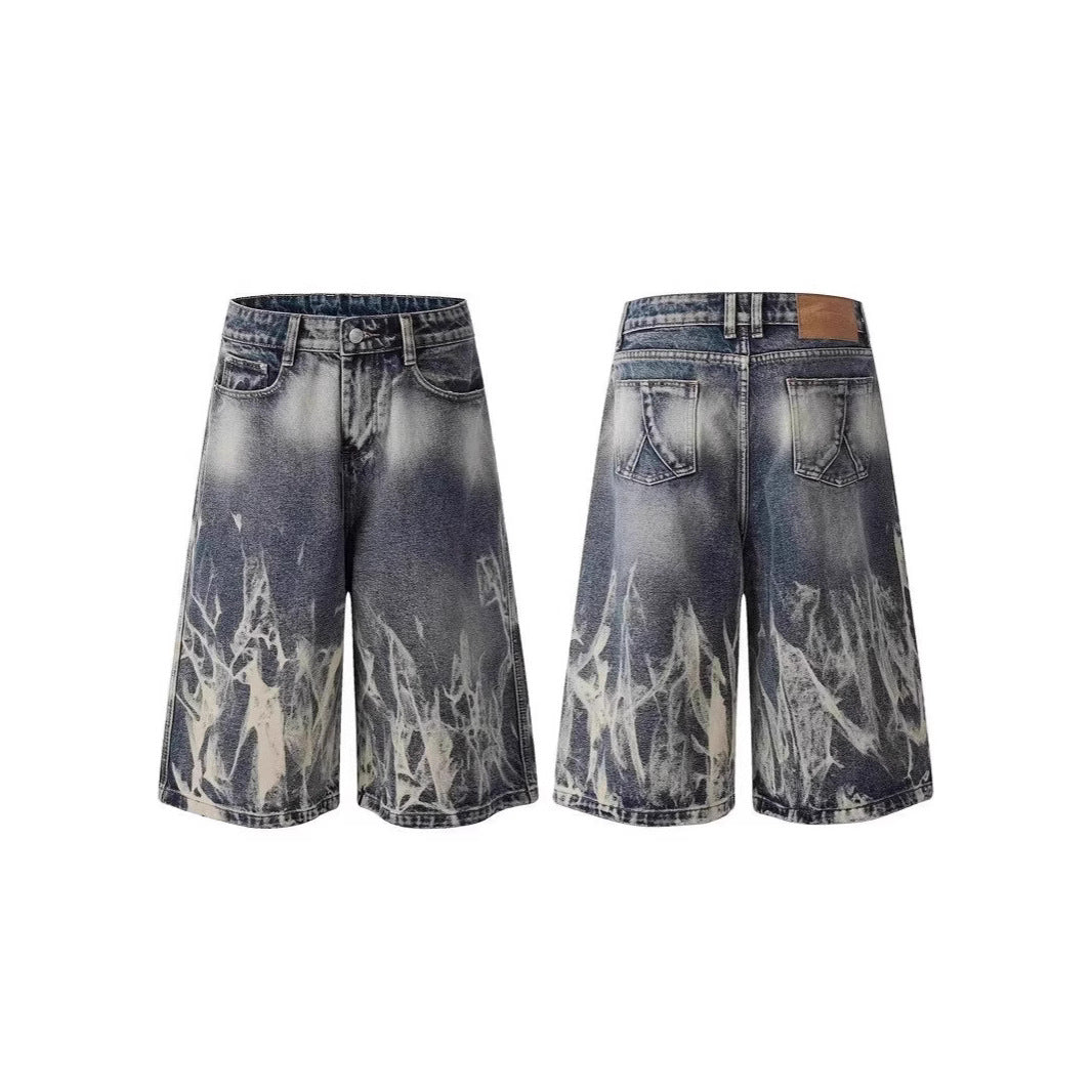 Herren modische Baggy-Shorts im Used-Look Nord Taschen