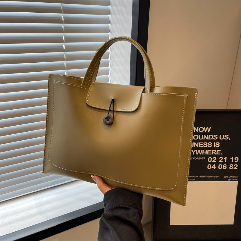 Damen elegante Tragetasche mit praktischer Klappverschluss | Nord Taschen