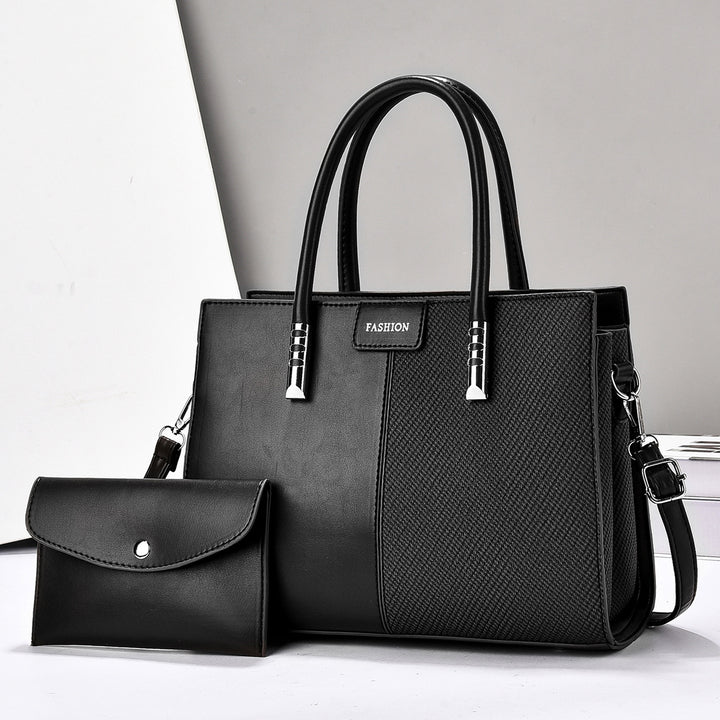 Damen elegante Handtasche mit strukturierter Oberfläche und abnehmbarem Portemonnaie Nord Taschen