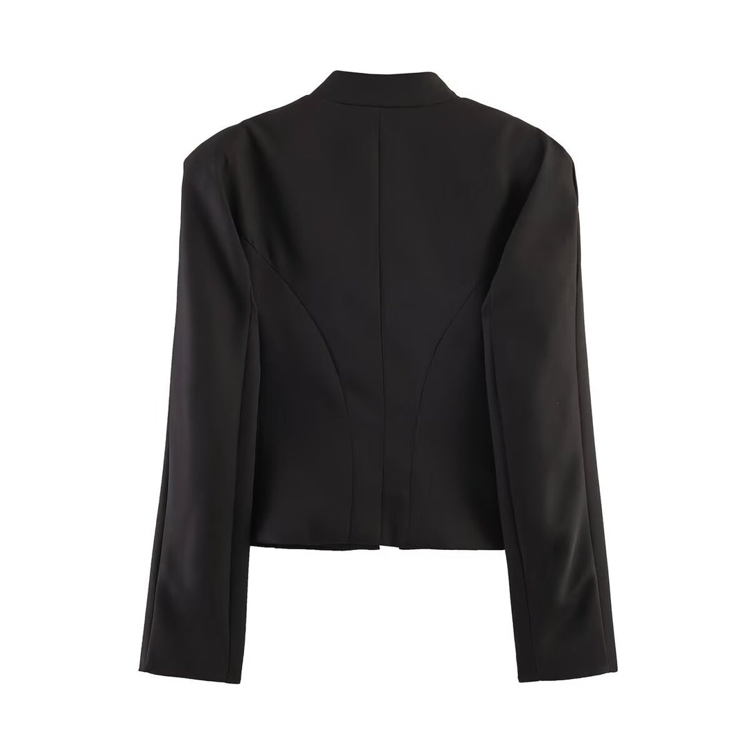 Damen Kurzblazer im Hussarenstil mit Stehkragen und dekorativen Galon-Details Nord Taschen