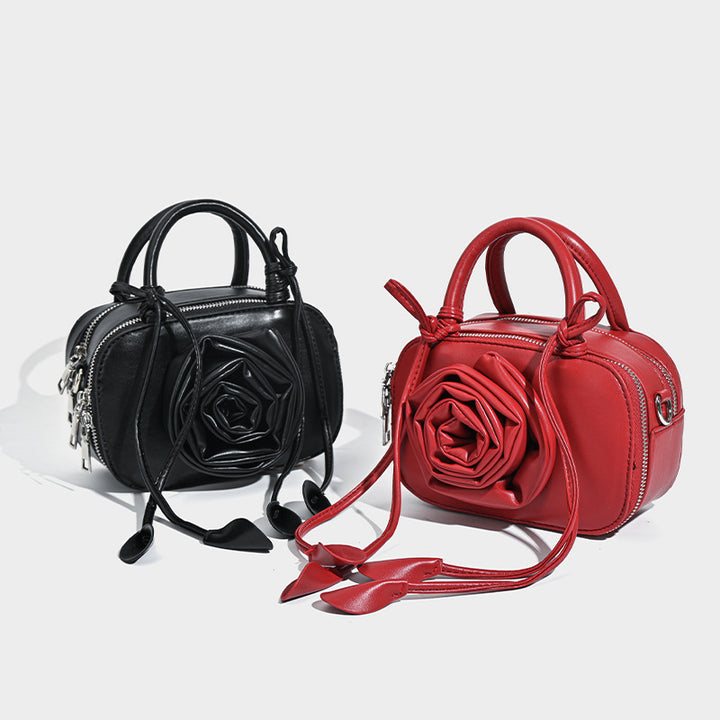 Damen Handtasche mit verspieltem Rosenmotiv Nord Taschen