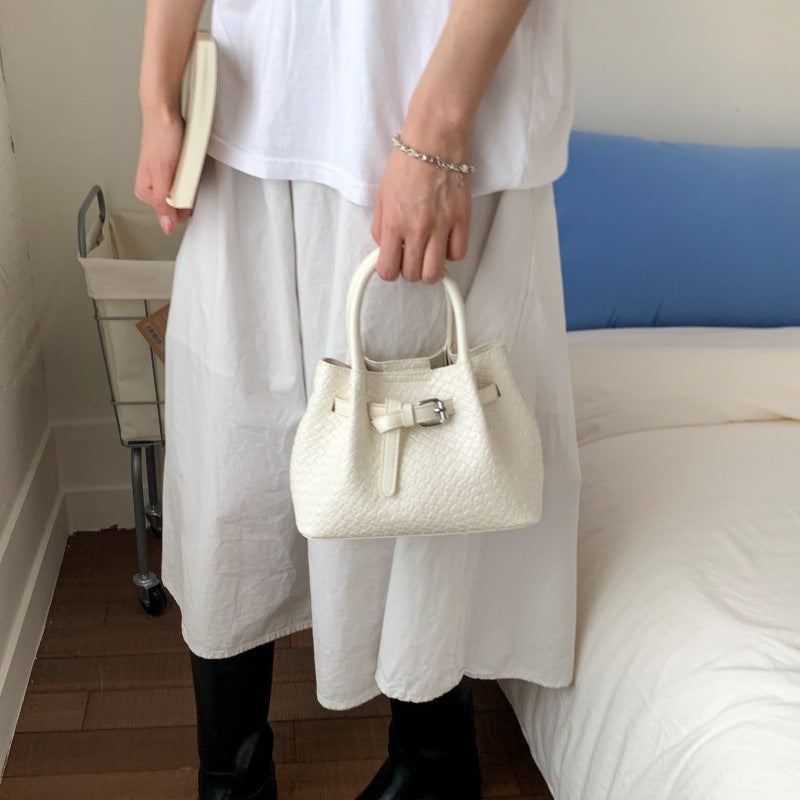 Damen elegante Handtasche mit geflochtenem Design Nord Taschen