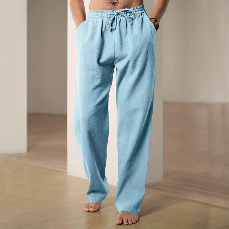 Herren Bequeme Sommerfreizeithose mit elastischem Bund