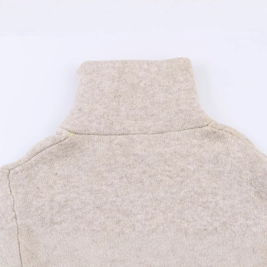 Damen Kurze Boxy‑Fleecejacke mit hohem Funnelkragen und Kontrastpaspel Nord Taschen
