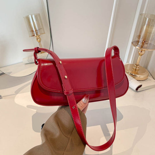 Damen Umhängetasche mit elegantem Klappverschluss und abnehmbarem Schulterriemen Nord Taschen