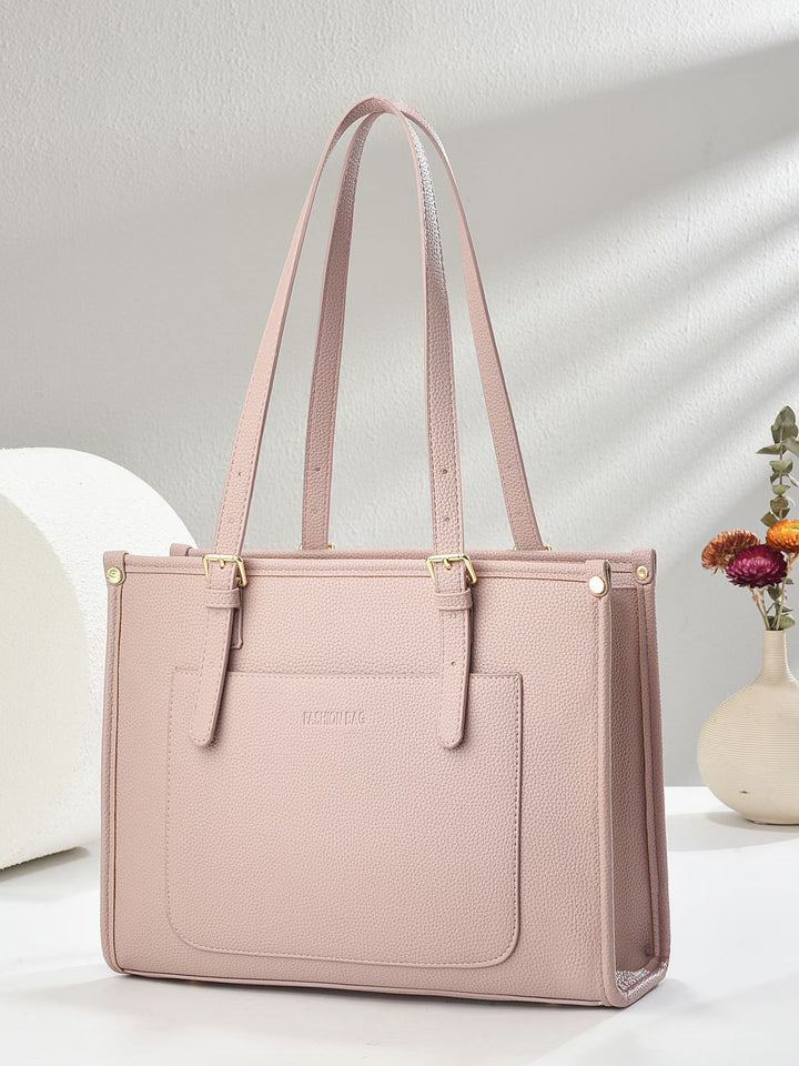 Damen elegante Handtasche im minimalistischen Design mit praktischen Fächern Nord Taschen