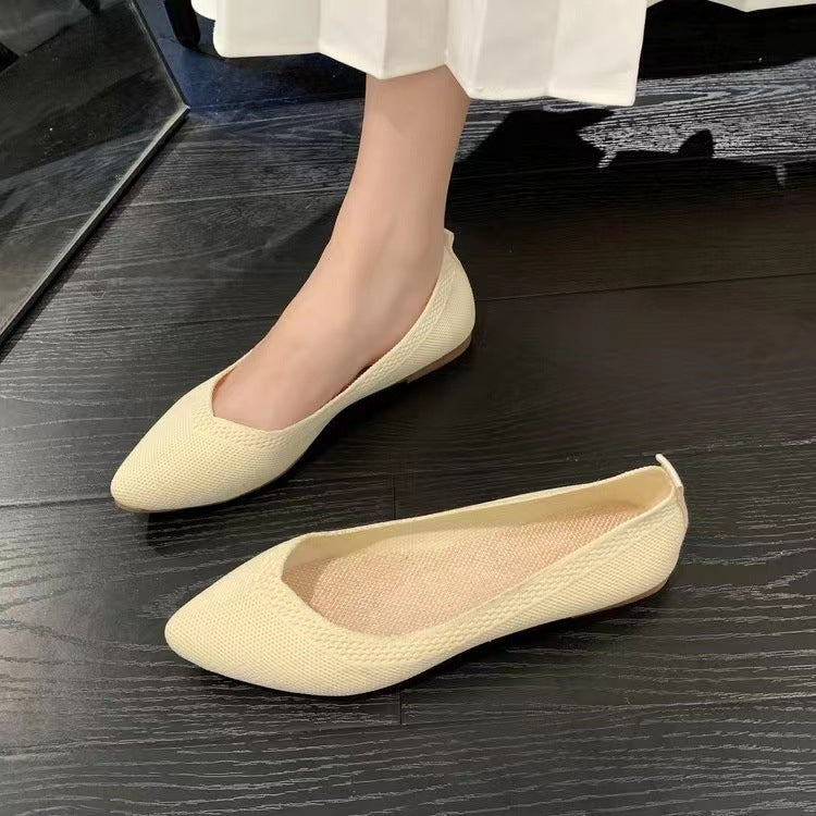 Damen elegante und atmungsaktive Ballerinas mit flexiblem Fußbett - Arvani