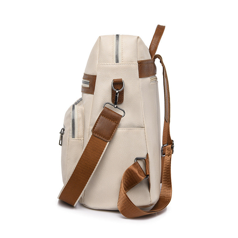 Damen eleganter Rucksack mit mehreren Reißverschlussfächern Nord Taschen