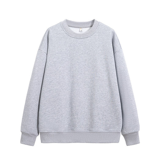 Unisex Oversize Rundhals-Sweatshirt aus schwerer Baumwollmischung mit geripptem Saum und Raglanärmeln Nord Taschen