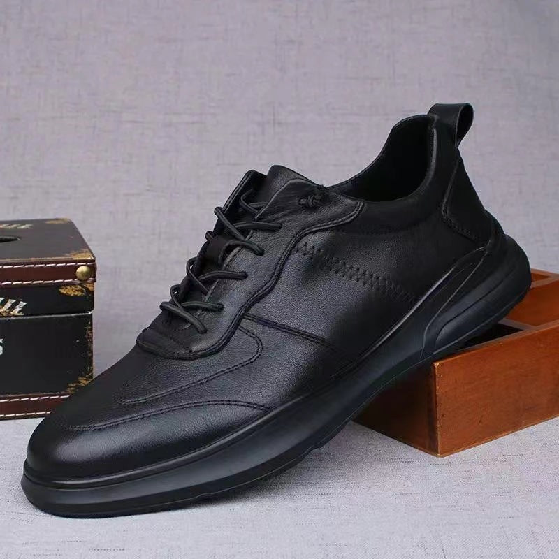 Herren Komfortable Leder Sneakers