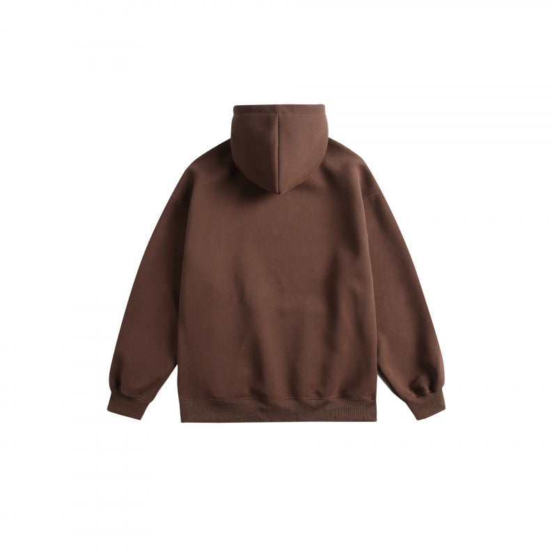 Unisex Oversize-Kapuzenpullover mit College-Print und Kängurutasche Nord Taschen