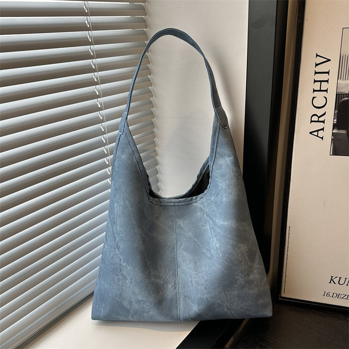 Damen elegante Hobo-Tasche aus weichem Kunstleder Nord Taschen