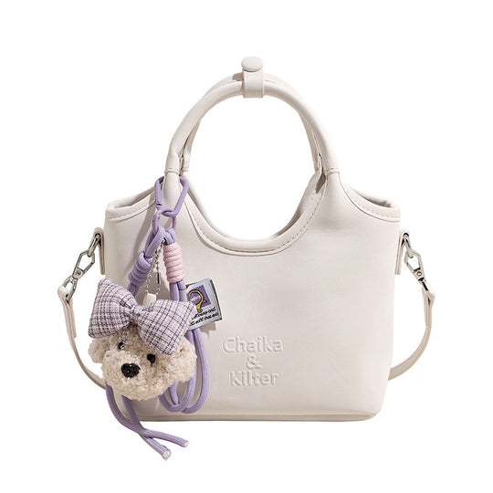 Damenhandtasche mit abnehmbarem Tieranhänger Nord Taschen