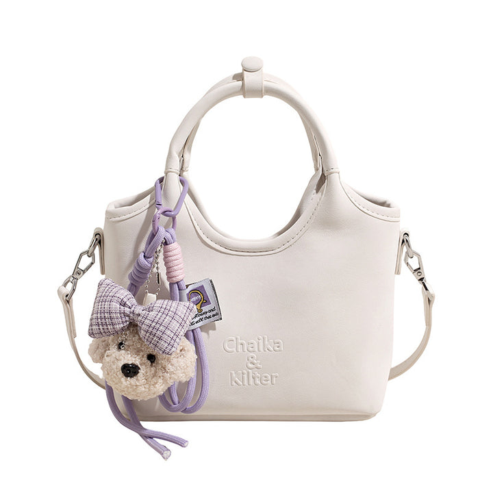 Damenhandtasche mit abnehmbarem Tieranhänger Nord Taschen