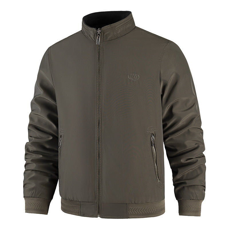 Herren Modische Übergangsjacke mit hohem Kragen und praktischen Seitentaschen Nord Taschen