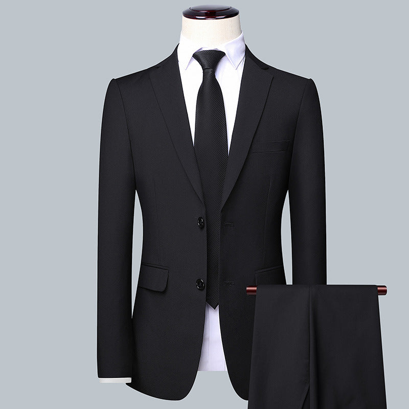 Herren Modernes Slim-Fit Anzug-Sakko mit feiner Struktur, leichtem Stretch und Pattentaschen Nord Taschen