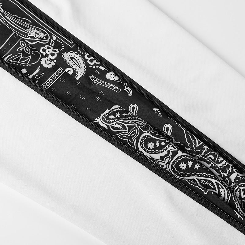 Herren Locker geschnittene Jogginghose mit Bandana-Seiteneinsätzen und elastischem Saum Nord Taschen