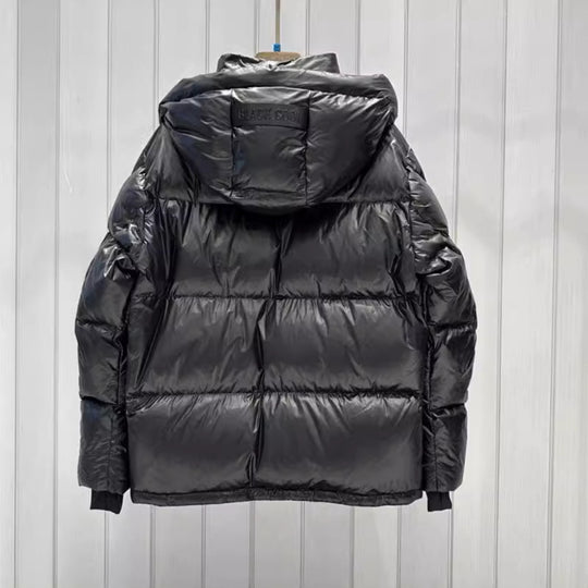 Damen wattierte Steppjacke mit abnehmbarer Kapuze, hochabschließendem Kragen und Zwei-Wege-Reißverschluss Nord Taschen