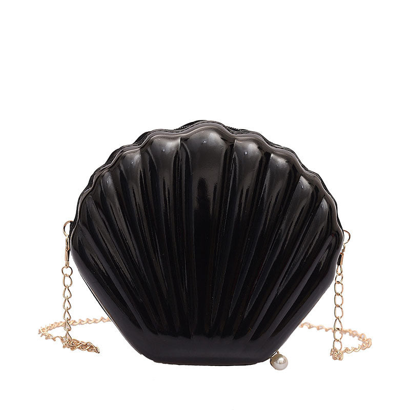 Damen elegante Clutch im Muschel-Design Nord Taschen