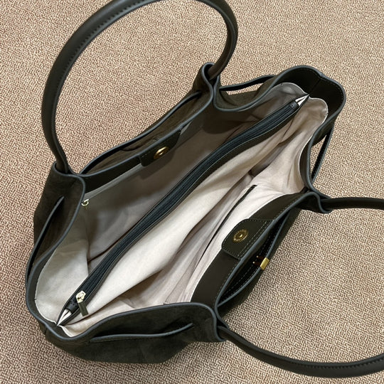 Damen hochwertige Wildleder Shopper-Tasche Nord Taschen