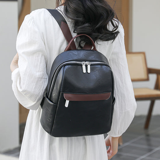 Damen modischer Rucksack mit eleganter Kunstleder-Oberfläche und praktischen Fächern Nord Taschen