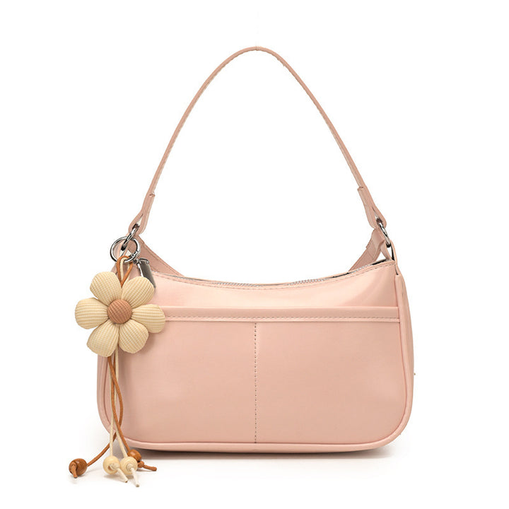 Damen Umhängetasche mit floralem Anhänger Nord Taschen