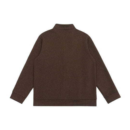 Herren Sweatjacke mit Stehkragen, durchgehendem Reißverschluss und kontrastierten Ärmeleinsätzen Nord Taschen