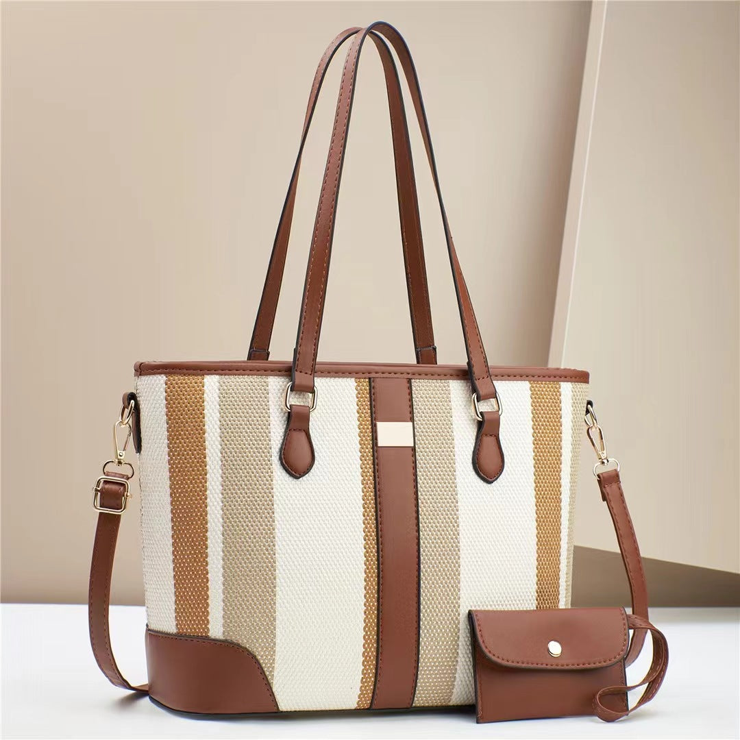Damen Tote-Bag mit strukturiertem Außenmaterial und abnehmbarer Mini-Clutch Nord Taschen