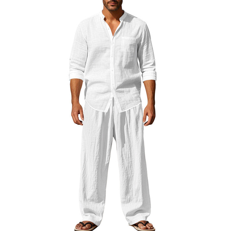Herren lässiges Oberteil und lockere Hose Set