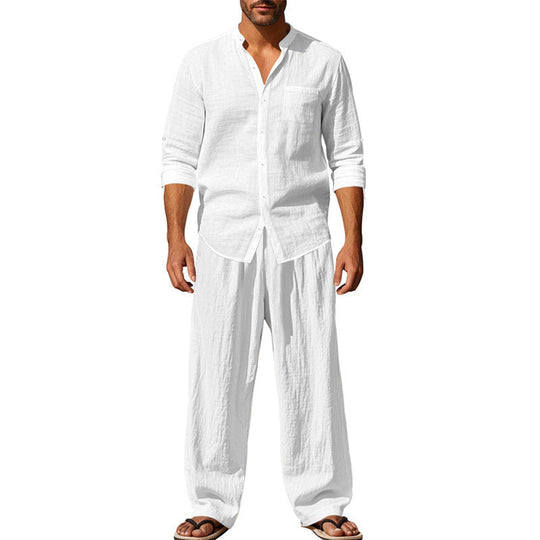 Herren lässiges Oberteil und lockere Hose Set