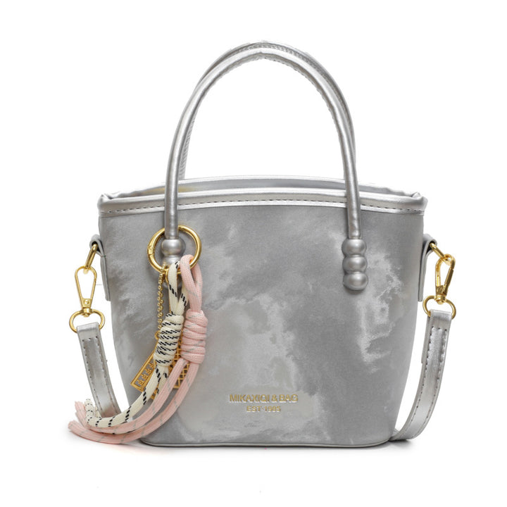 Damen Mini-Shopper Tasche mit modischer Kettenapplikation | Nord Taschen