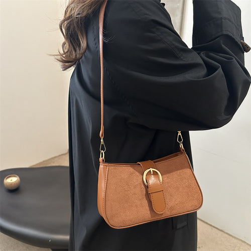 Damen Umhängetasche mit elegantem Schnallenverschluss Nord Taschen