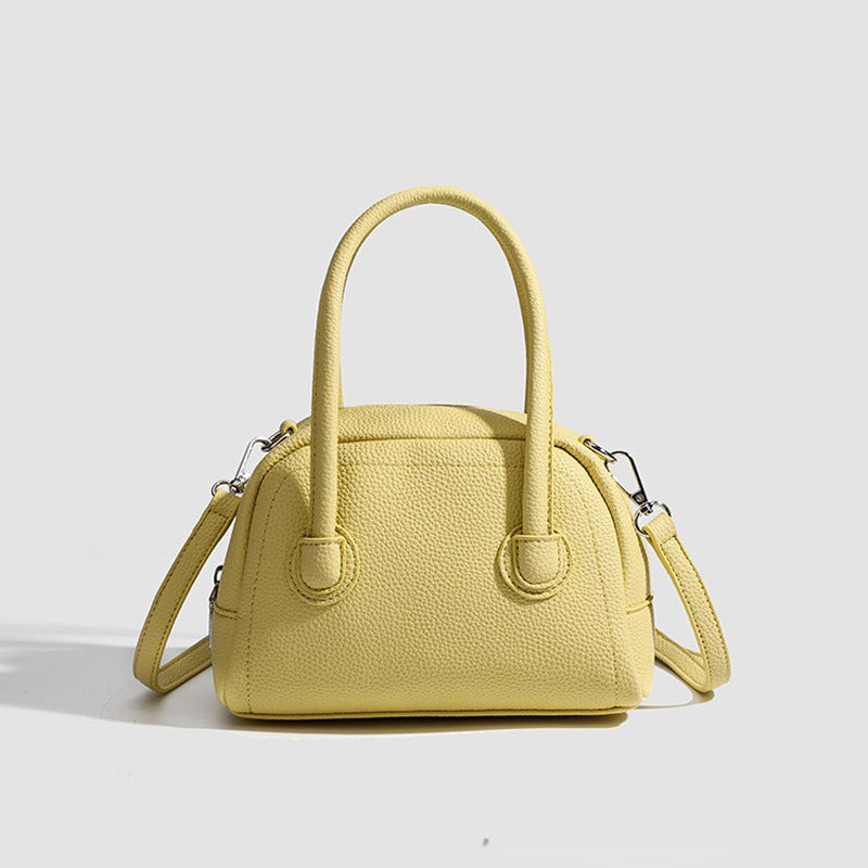 Damen Designer Handtasche im klassischen Stil mit elegantem Tragegriff Nord Taschen