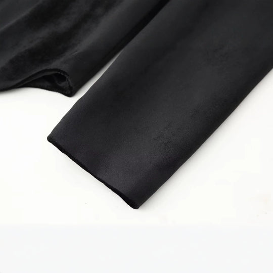 Damen Asymmetrische Kurzjacke mit Stehkragen, Kordelverschlüssen und Quasten-Saum Nord Taschen