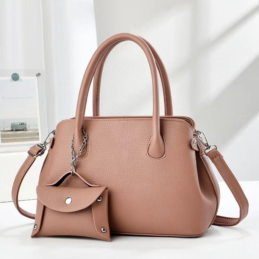 Damen elegante Handtasche mit abnehmbarem Mini-Portemonnaie Nord Taschen