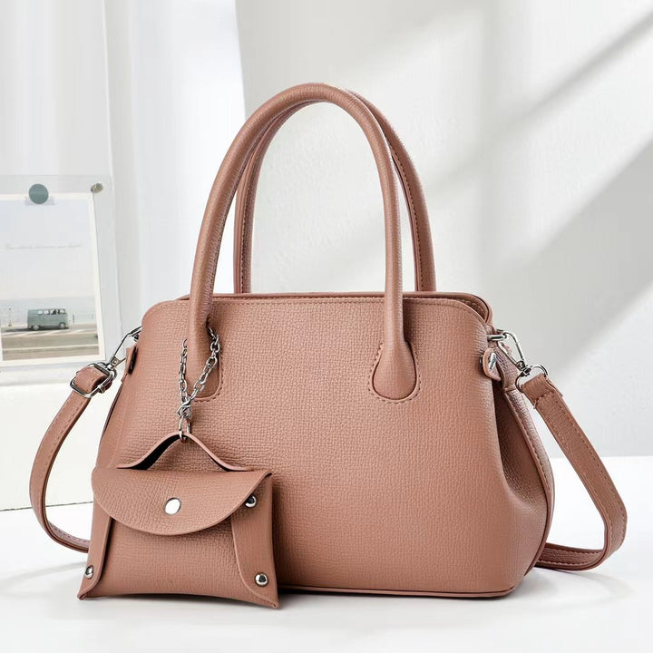 Damen elegante Handtasche mit abnehmbarem Mini-Portemonnaie Nord Taschen