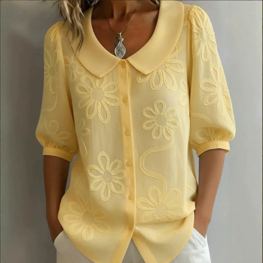 Damen Bluse mit floralem Muster Nord Taschen