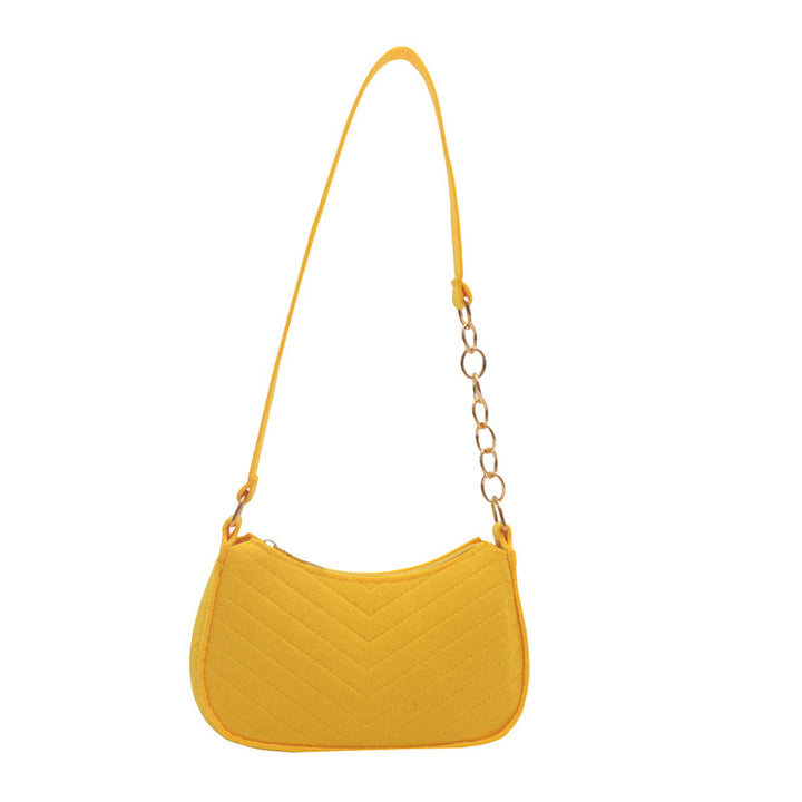 Damen Schultertasche mit elegantem geflochtenem Design Nord Taschen