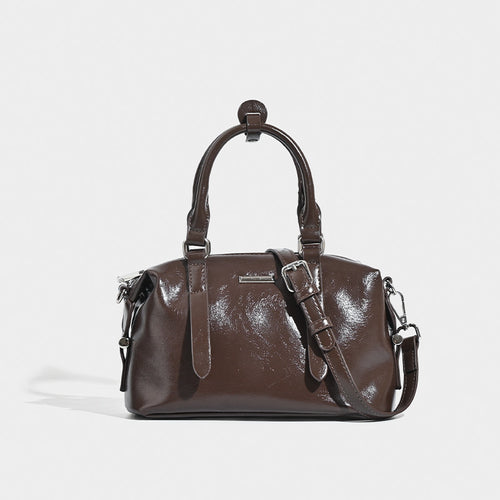 Damen elegante Handtasche mit glänzender Oberfläche Nord Taschen