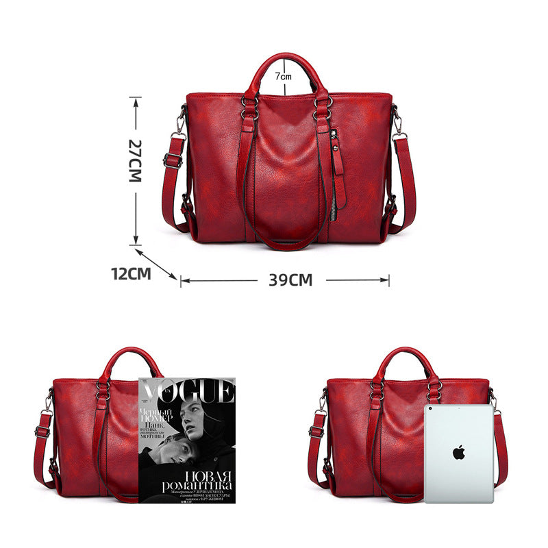 Damen elegante Henkeltasche mit vielseitigem Innenraumdesign Nord Taschen