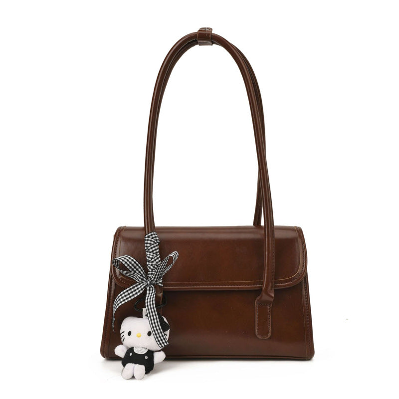 Damen Handtasche mit elegantem Tragegriff und stilvollem Klappenverschluss Nord Taschen