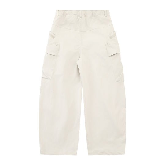 Damen Weite Cargo‑Culotte mit aufgesetzten Taschen und integriertem Webbing‑Gürtel Nord Taschen